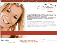 Tablet Screenshot of beautyandteeth.com